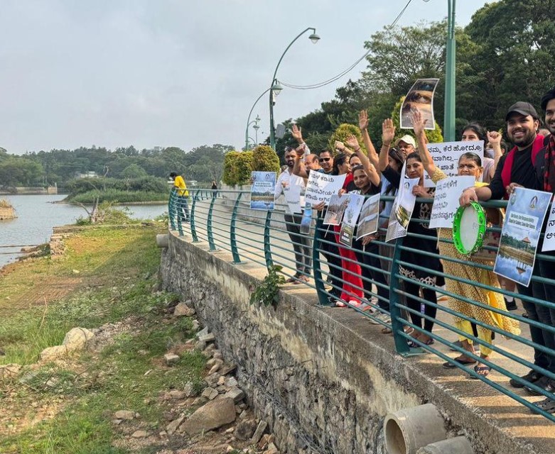സാംഖി ടാങ്ക് മരിക്കുന്നു': അശാസ്ത്രീയമായ വികസന പ്രവർത്തനങ്ങൾക്കെതിരെ പരിസ്ഥിതി പ്രവർത്തകർ രംഗത്ത്