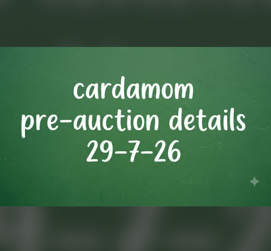 Cardamom preauction details ( 29-07-26)